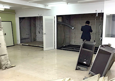 町田市冷凍倉庫二つ解体マンション1階